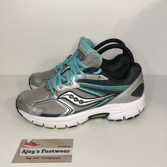 Saucony Grid Cohesion Running Women’s Shoes Teal - Picture 4 of 10